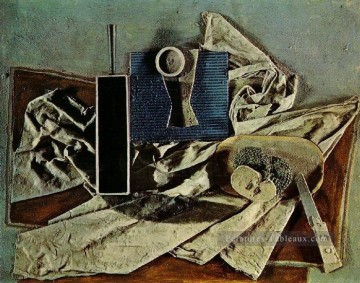 picasso Tableau Peinture - Nature morte 3 1937 cubist Pablo Picasso